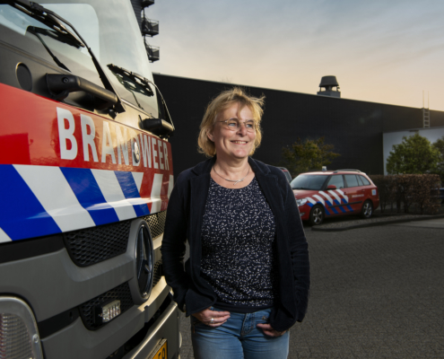 Caroline voor brandweerwagen van Veiligheidsregio