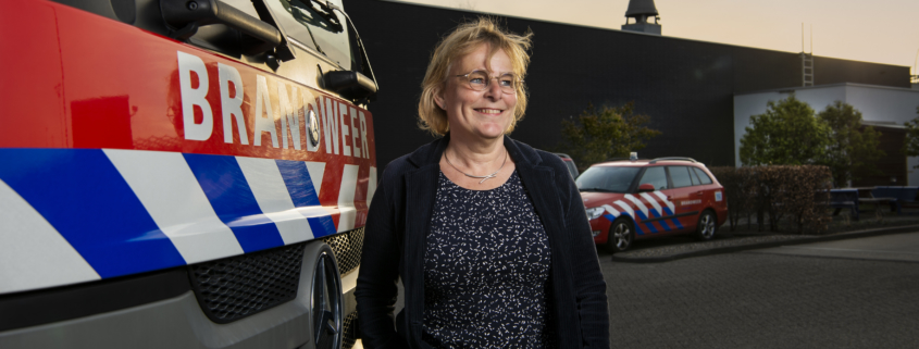 Caroline voor brandweerwagen van Veiligheidsregio