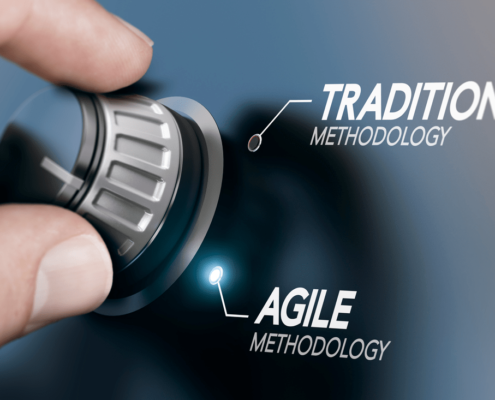 knop agile versus traditionele methodologie