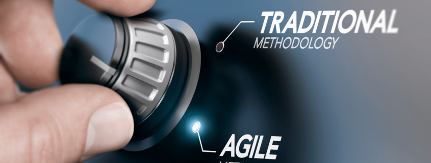 knop agile versus traditionele methodologie