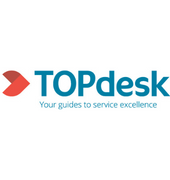Logo van het merk Topdesk,