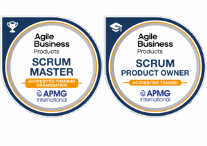 Scrum Master en Scrum Product Owner ABC APMG ATO badges