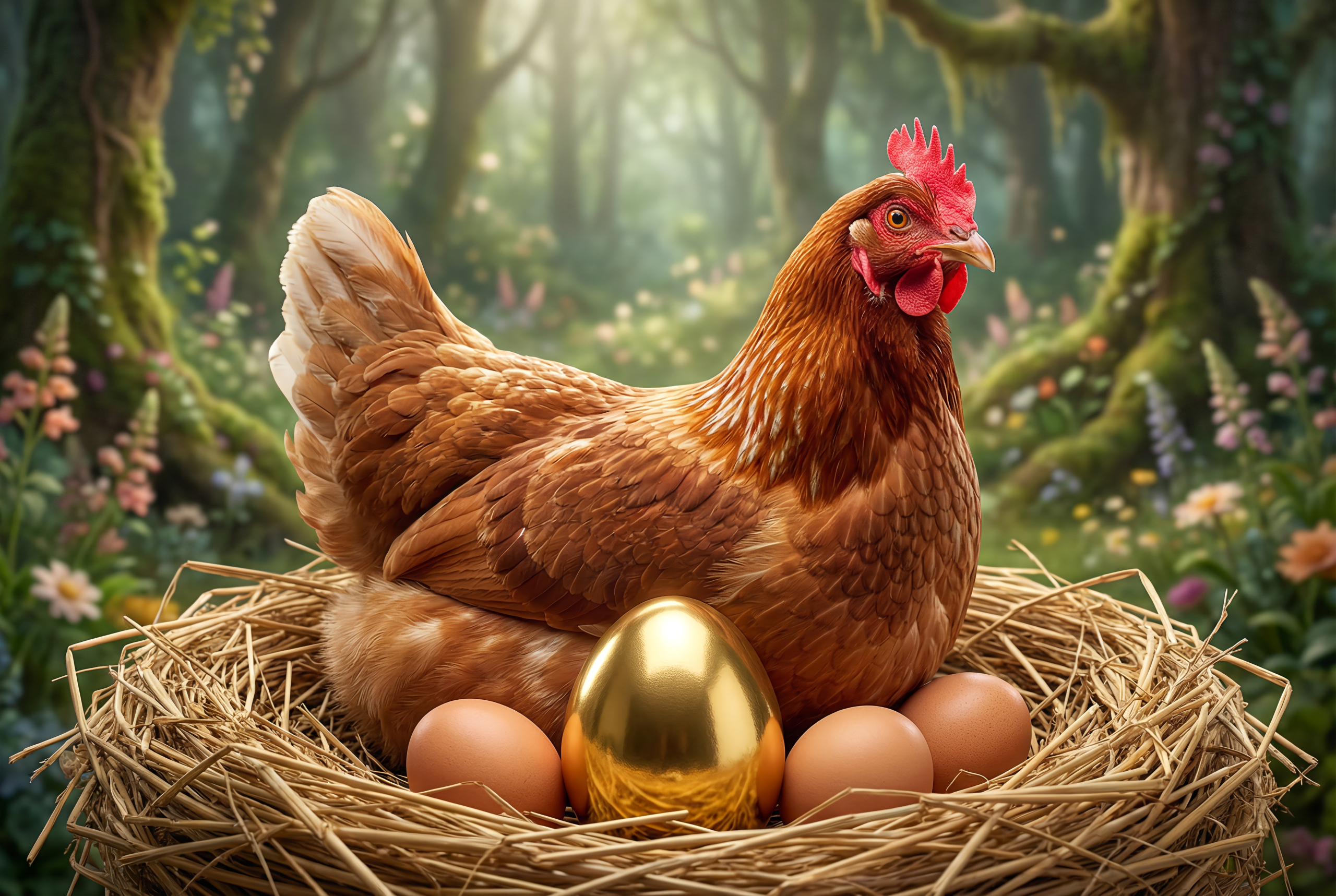 Kip met gouden eieren